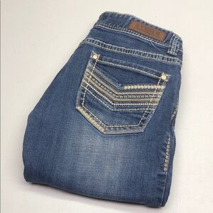 LIKE NEW ROCK & ROLL COWGIRL ORIGINAL LOW RISE BOOTCUT JEANS 29x34 ⭐️